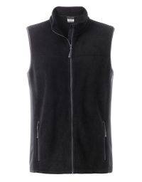 Fleece Weste Herren Schwarz